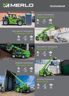 Merlo telehandler range: Turbofarmer 33.7, Panoramic 120.10, 72.10, 40.17 and Roto 50.26 – rental in Johor